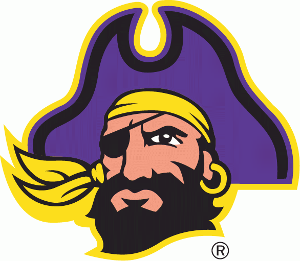 East Carolina Pirates 1999-2003 Secondary Logo iron on transfers for fabric